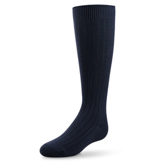 Buy navy-8 Zubii Ribbed Knee Socks-140