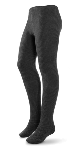 Buy midnight-grey-285 Zubii Tights Cotton Thin Ribbed-150