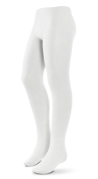 Buy white-5 Zubii Tights Cotton Thin Ribbed-150