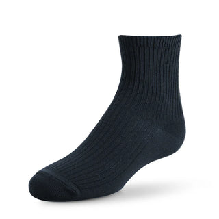 Buy navy-8 Zubii Thin Ribbed Sock-152