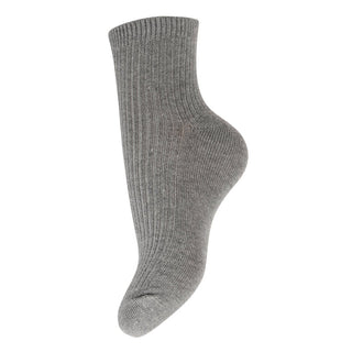 Buy grey-287 Zubii Thin Ribbed Sock-152