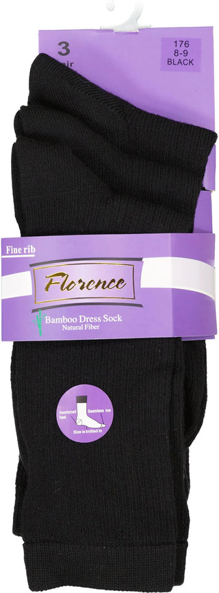 Florence Bamboo Dress Sock Fine Rib 176