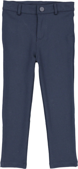 Buy navy Lil Legs Knit Pants without Seams