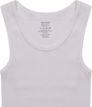 All Navy Boys White Tank Tops