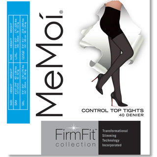 Women's Semi-Opaque FirmFit Control Top Tights- MO-840