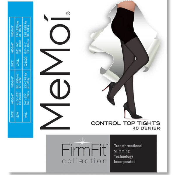 Women's Semi-Opaque FirmFit Control Top Tights- MO-840