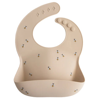 Buy bees Mushie Silicone Bib