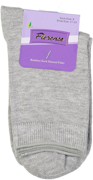 Buy lt-heather-grey Florence Bamboo Ankle sock-179