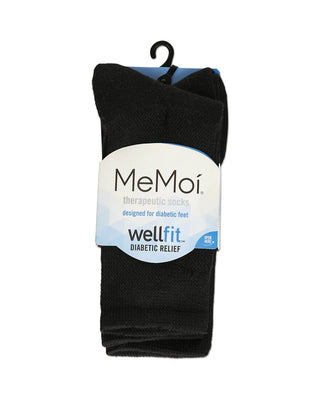 MEMOI_THERAPEUTIC_SOCKS_FOR_DIABETIC_FEET_CUSHIONED_SOCK_BLACK_UNISEX