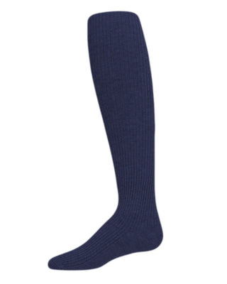 Buy navy Memoi Thin Ribbed Cotton Tights-MK-315