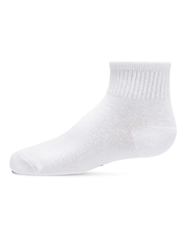 Memoi 3PP Ribbed Mid Cut Sock MK-563