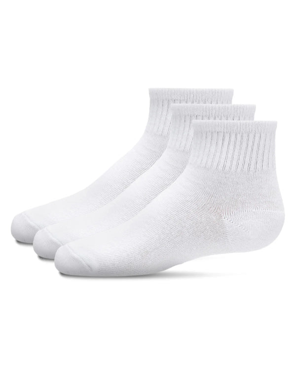 Memoi 3PP Ribbed Mid Cut Sock MK-563