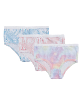 Buy asst-f-blue-tiedye-blush-tiedye-multi-tiedye Memoi Girls Print Panty 3 Pair Pack #MKU1004