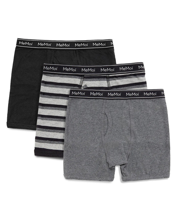 Memoi Boys Printed Boxer Brief 3 Pair MKU1015