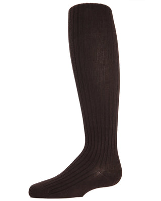 Buy brown Memoi Ribbed Cotton Tights-MK-302