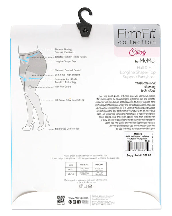 Memoi Half & Half Support Tights-MM-320