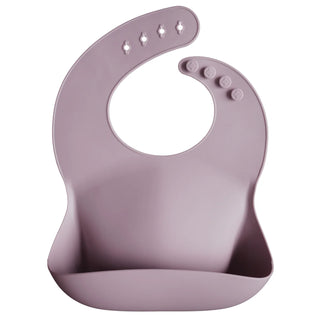 Buy pale-mauve Mushie Silicone Bib