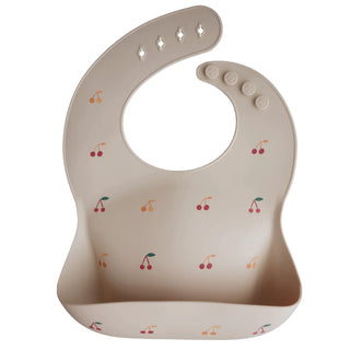 Buy cherries Mushie Silicone Bib