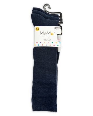 Buy denim Memoi Girls Pen Sock 3pr Pack-PROMO 710