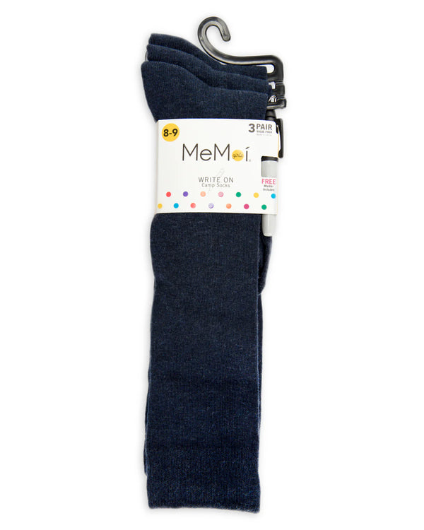 Memoi Girls Pen Sock 3pr Pack-PROMO 710