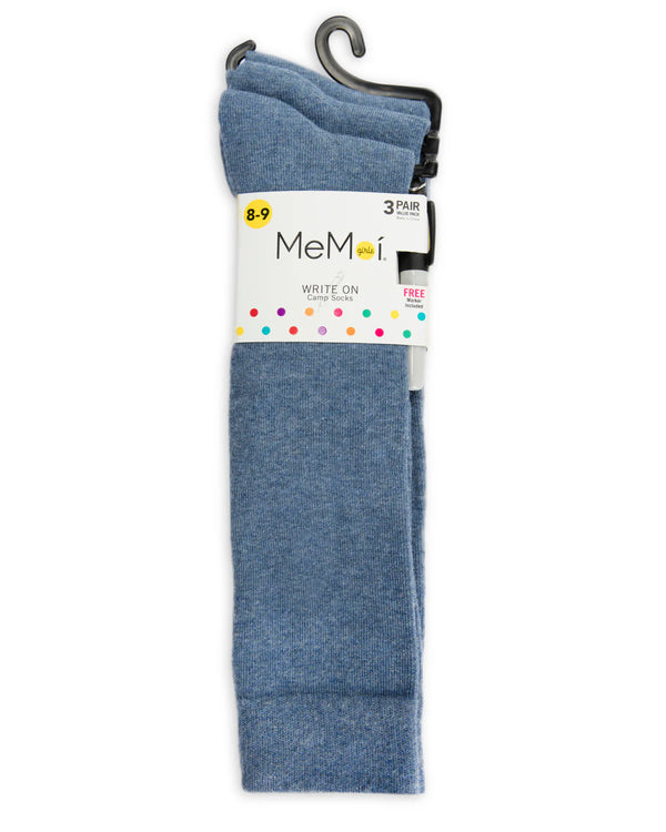 Memoi Girls Pen Sock 3pr Pack-PROMO 710