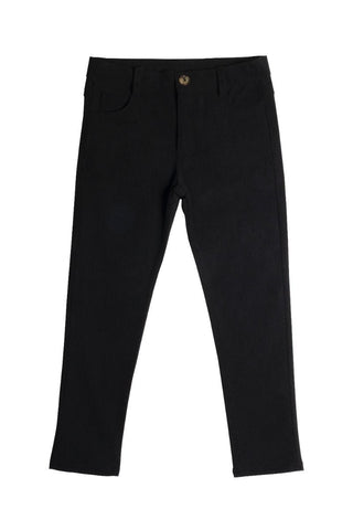 Crew Kids Slim Suede Pants Black AL2456