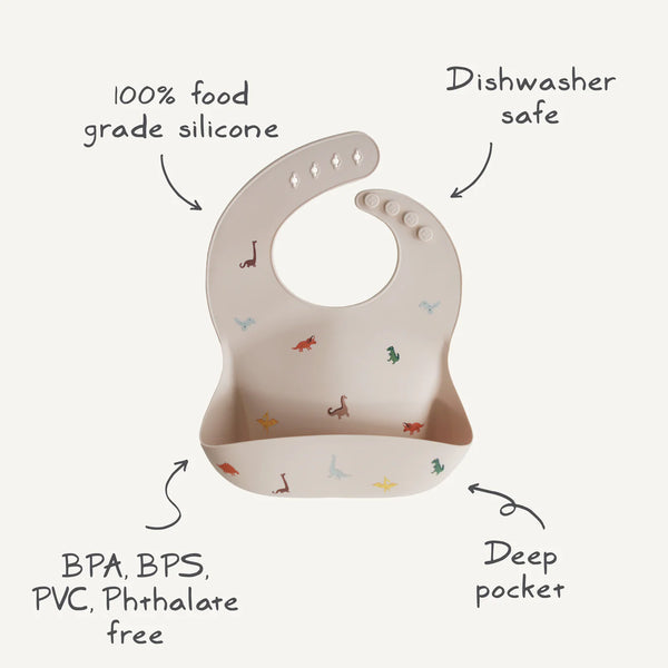 Mushie Silicone Bib