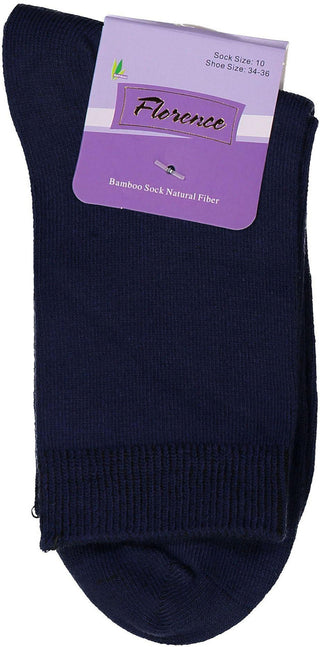 Buy medium-navy Florence Bamboo Ankle sock-179