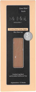 Crystal Sheer Knee Highs 12 Den. 3 pk MS-7093