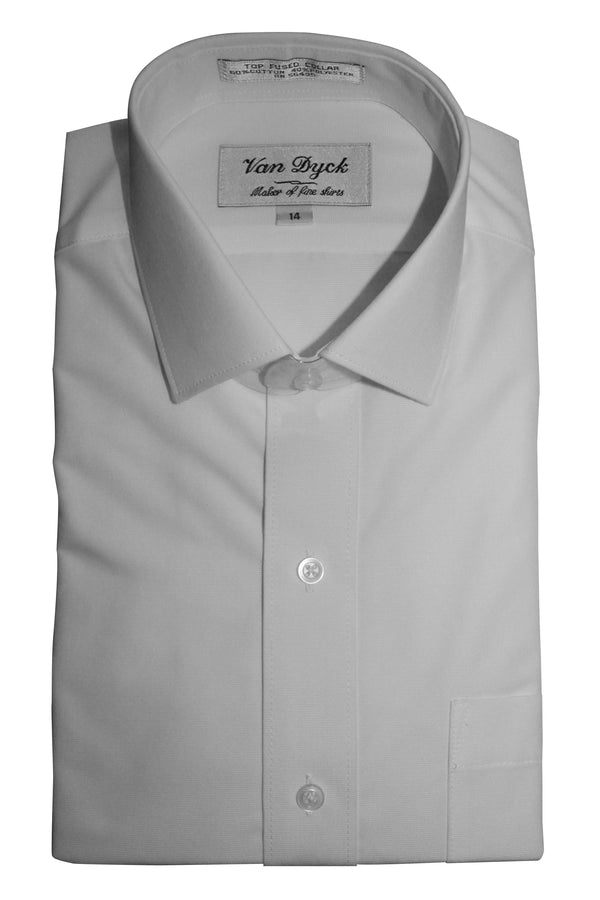 van_dyck_shirt_Short_Sleeves_Hosierama_Boys_White_Shaboss