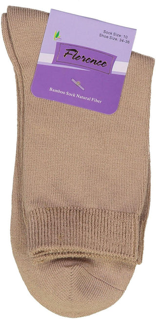 Buy warm-taupe Florence Bamboo Ankle sock-179