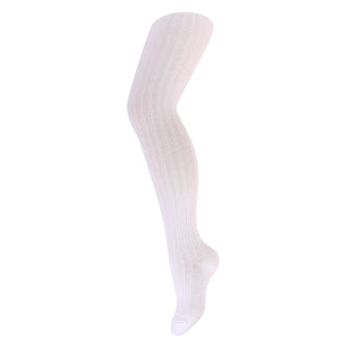 Buy white Butterfly Ribbed Cotton Tights-1175