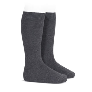 Buy dk-grey-290 Condor cotton Knee Sock #2.019/2