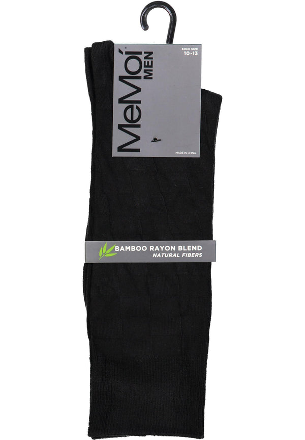 Memoi Men's Bamboo Checkerboard Socks-MM-501