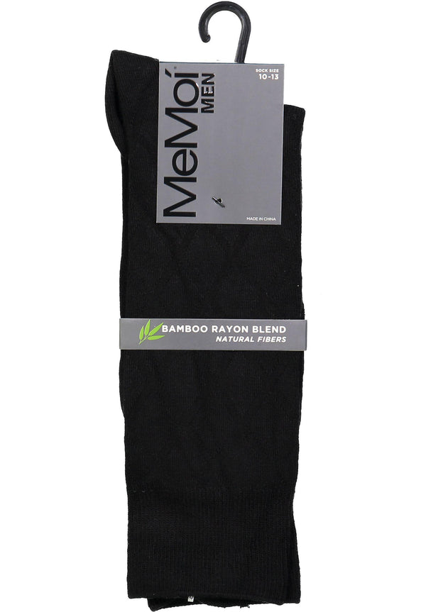 Memoi Men's Bamboo Diamond Socks-MM-502