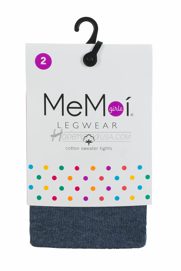 Memoi Flat Knit Cotton Tights-MK-301