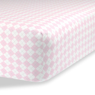 Buy pink Abstract Standard Crib Sheets-535