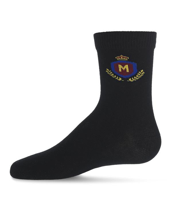 Memoi Boys Crest Sock -MK-146