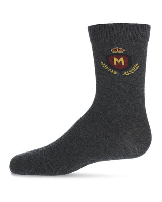 Memoi Boys Crest Sock -MK-146
