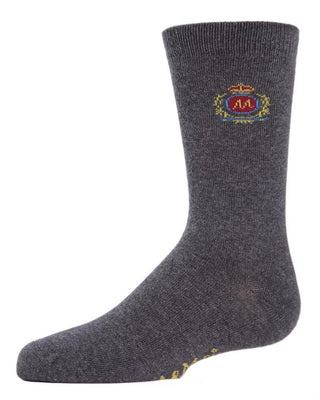 Memoi Boys Crest Socks-MK-168