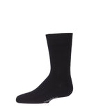 Memoi Boys Bamboo Solid Plaid Socks-MK-180