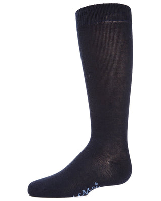 Buy navy Memoi Cotton Knee Socks-MK-5056