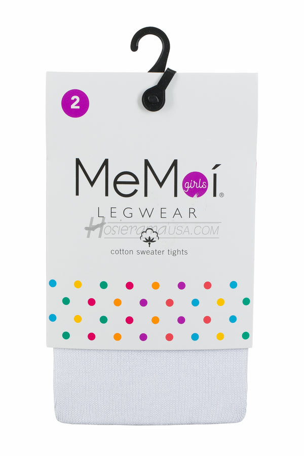 Memoi Flat Knit Cotton Tights-MK-301