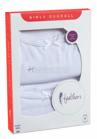 Feathers girls Overall-F-501
