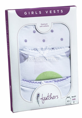 Feathers Girls Vests-F-207