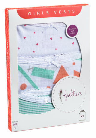Feathers Girls Vests-F-208
