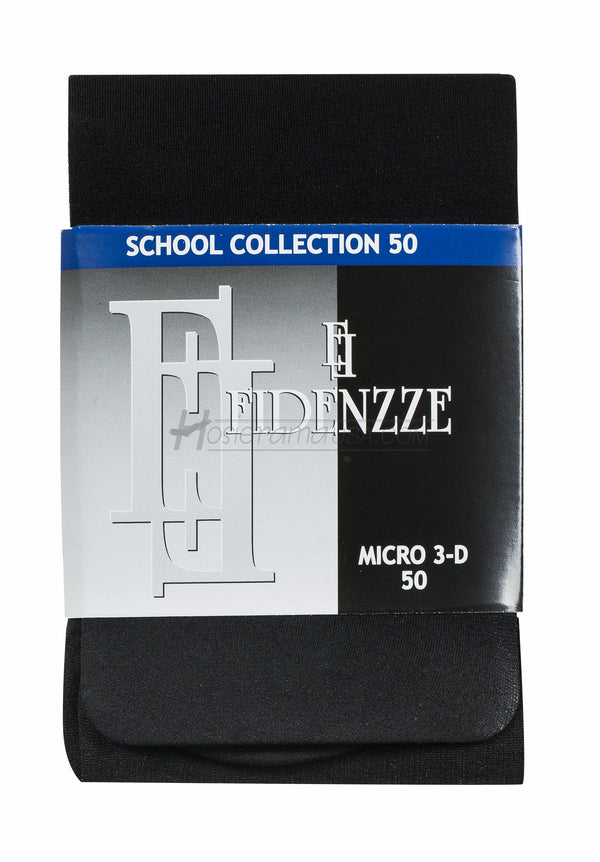 Hosierama_Fidenzze_School_Collection_50_Denier_Black_Girls_Tights_Microfiber_Micro_3-D