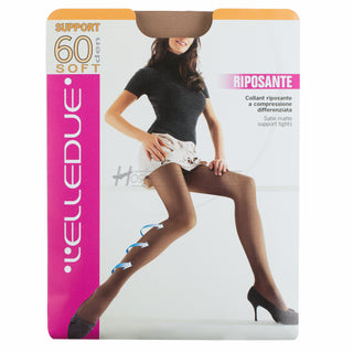 Buy sughero Elledue 60 Den Opaque Pantyhose-SUPPORT 60